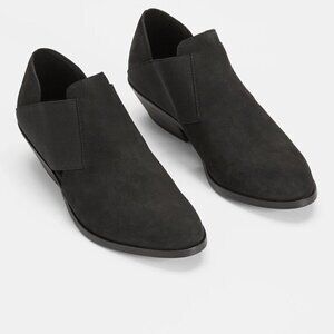 Eileen Fisher Perry Tumbled Nubuck Bootie black 8.5 women